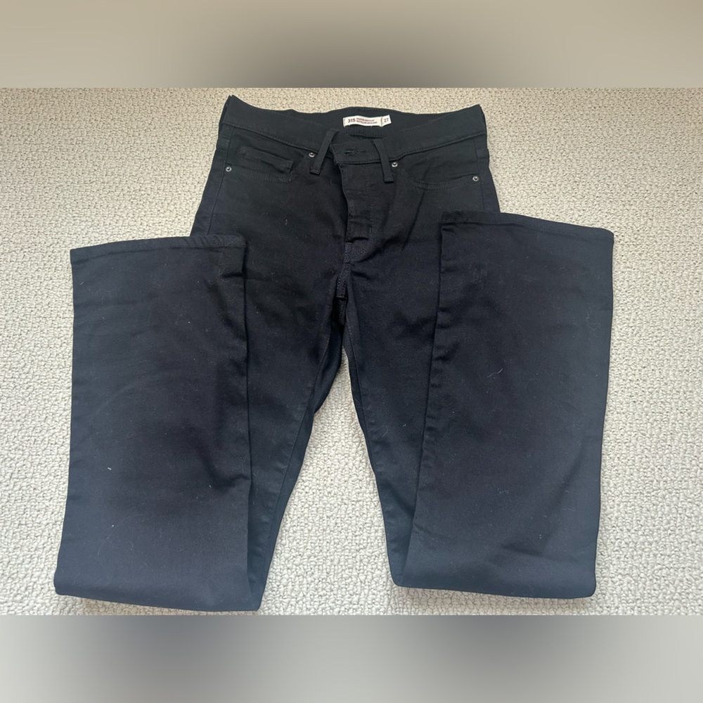 Levi’s Strauss & Co Original Riveted Black Jeans Classic Denim Size 27